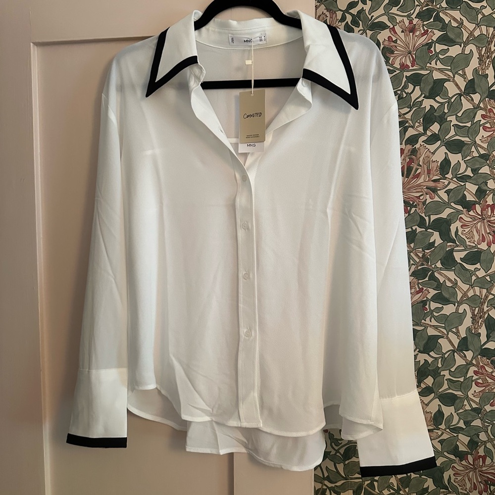Mango button down blouse - Picture 2 of 6